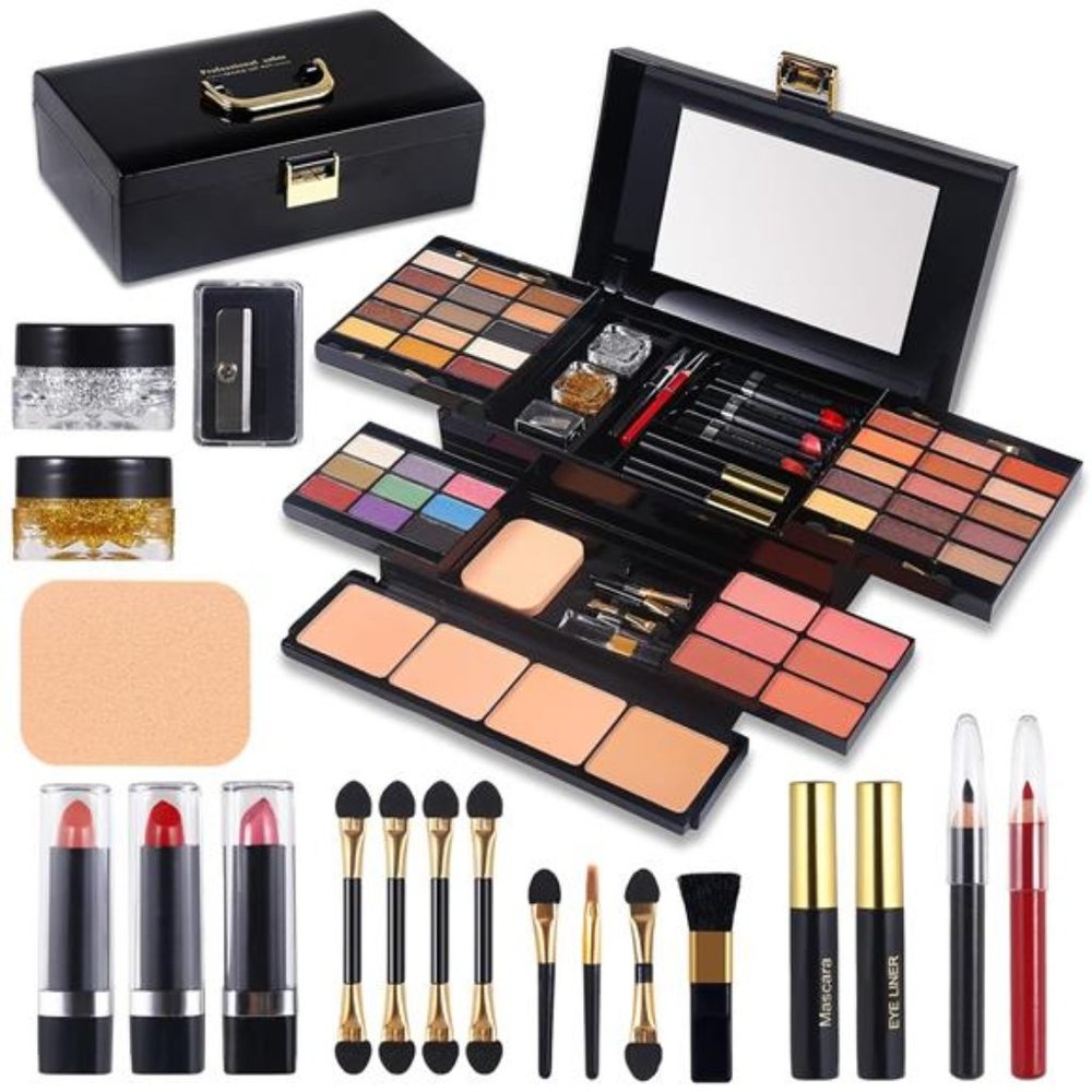 Makeup Kit for Women Girls Full Kit with Mirror 58 Colors All in One Make up